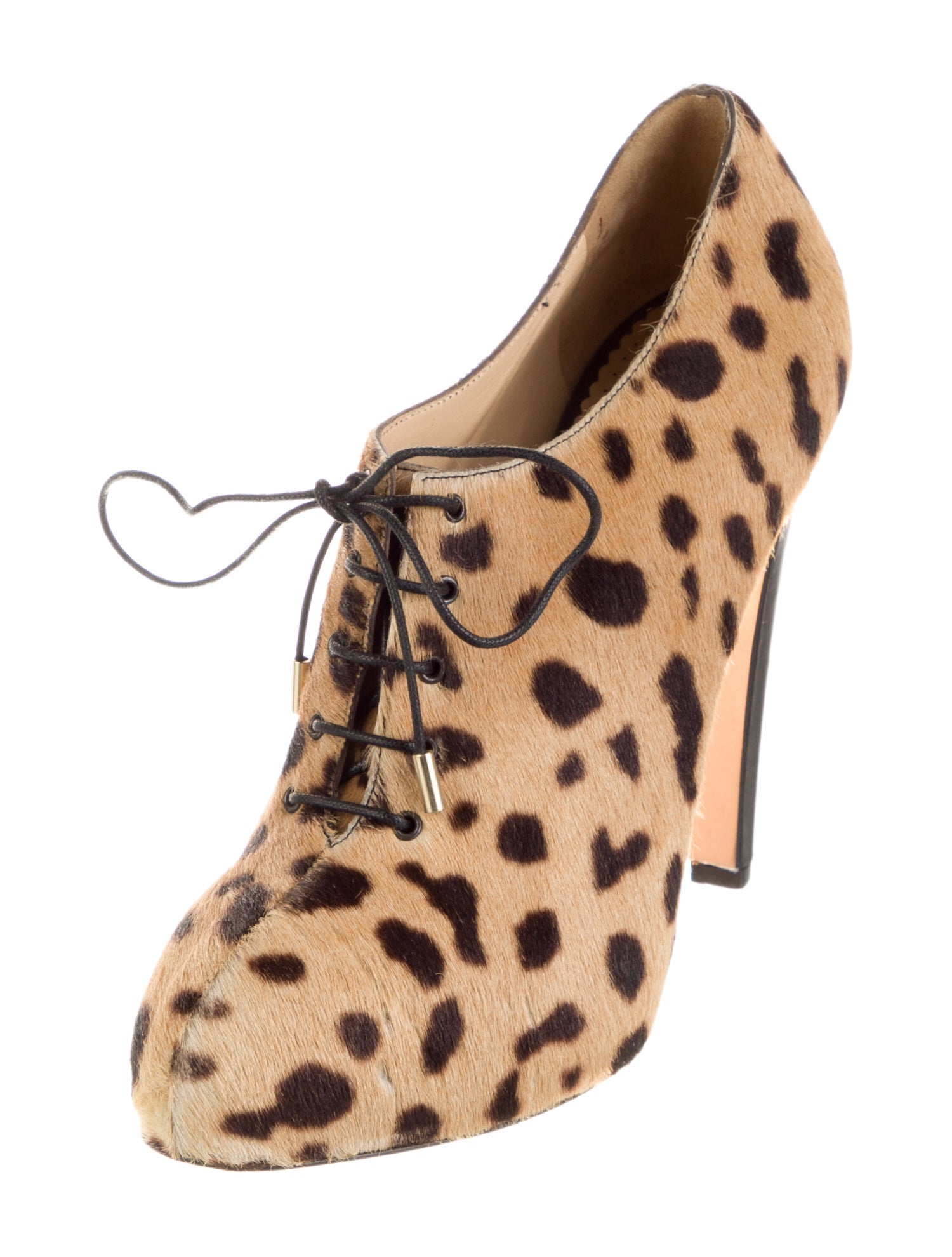 Charlotte Olympia Ponyhair Animal Print Pumps