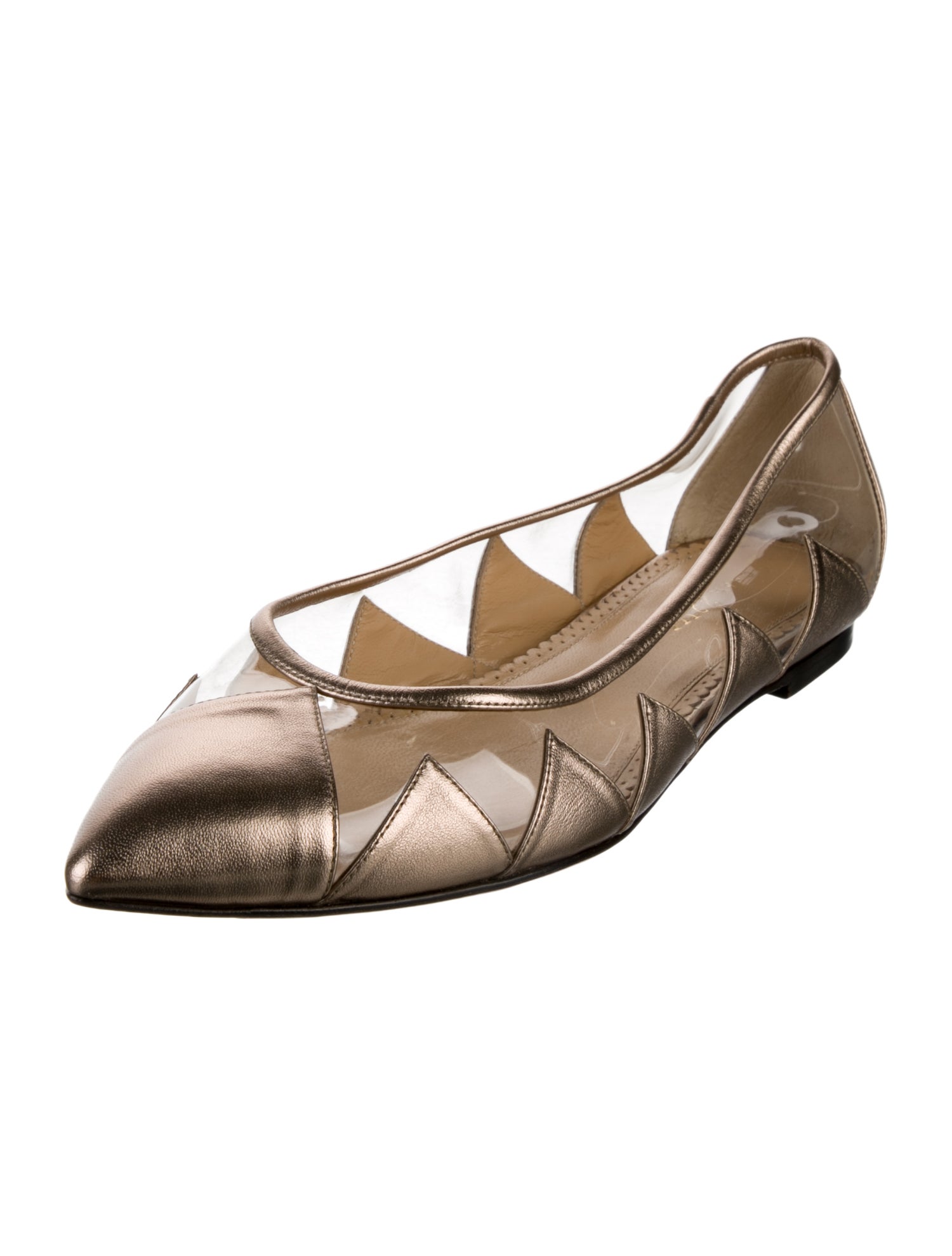 Charlotte Olympia PVC Lasercut Accents Flats