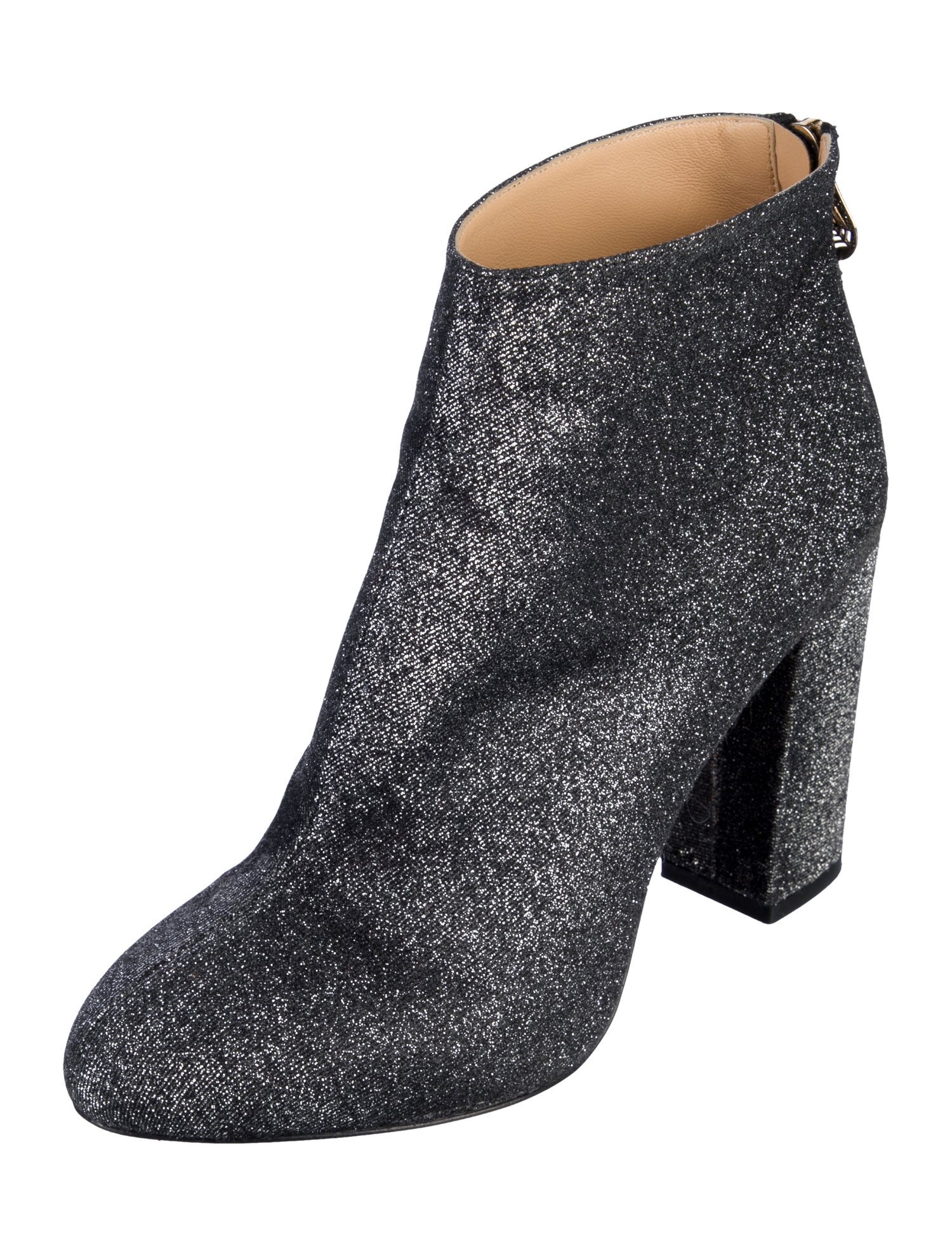 Charlotte Olympia Glitter Accents Boots
