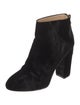 Charlotte Olympia Velvet Embroidered Accent Boots