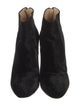 Charlotte Olympia Velvet Embroidered Accent Boots