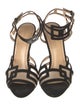 Charlotte Olympia Suede Mesh Accents Sandals