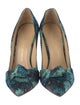 Charlotte Olympia Canvas Floral Print Pumps
