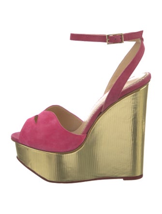 Charlotte Olympia Suede Espadrilles