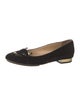 Charlotte Olympia Velvet Embroidered Accent Loafers