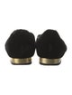 Charlotte Olympia Velvet Embroidered Accent Loafers
