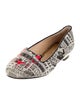 Charlotte Olympia Wool Printed Loafers