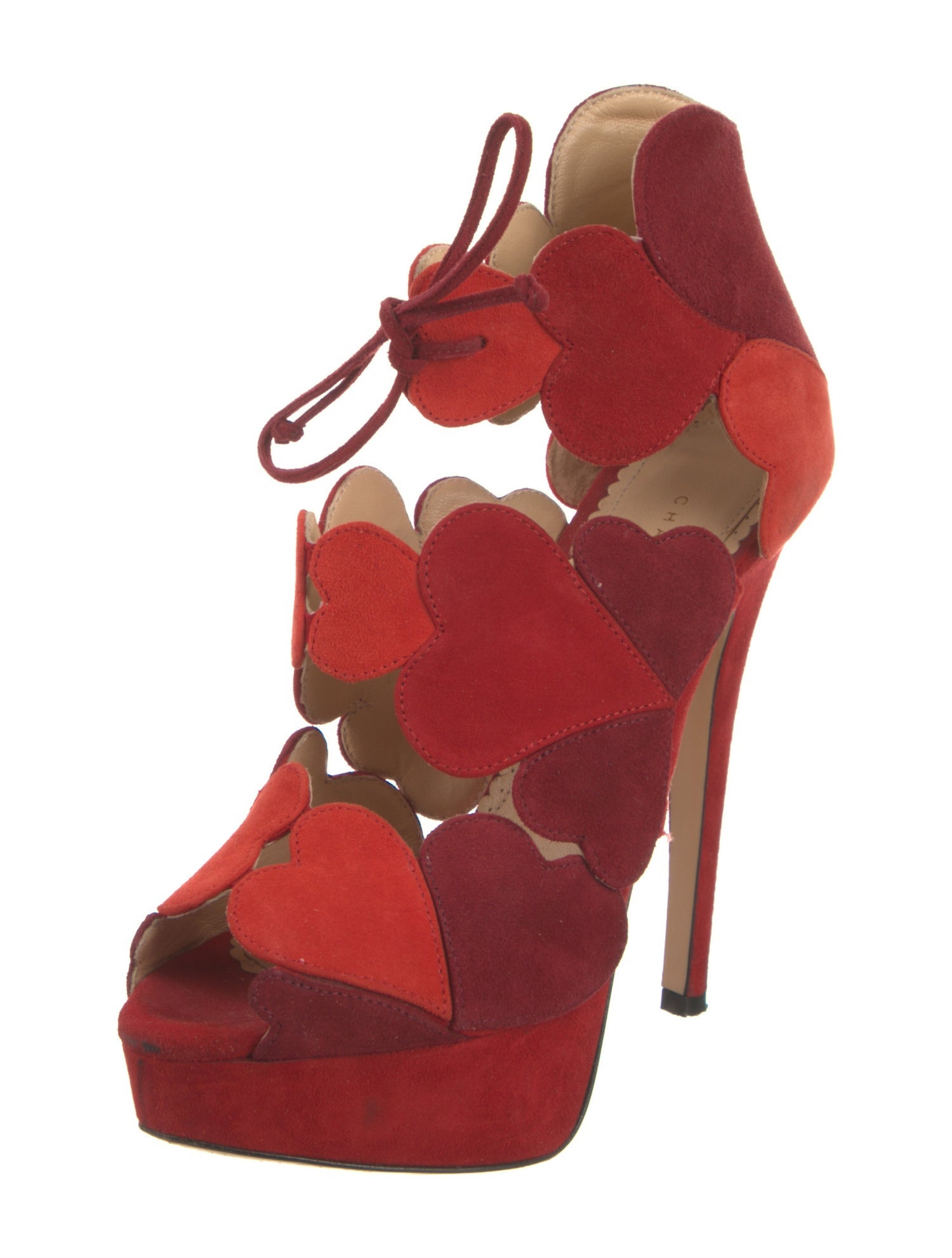 Charlotte Olympia Suede D'Orsay Pumps