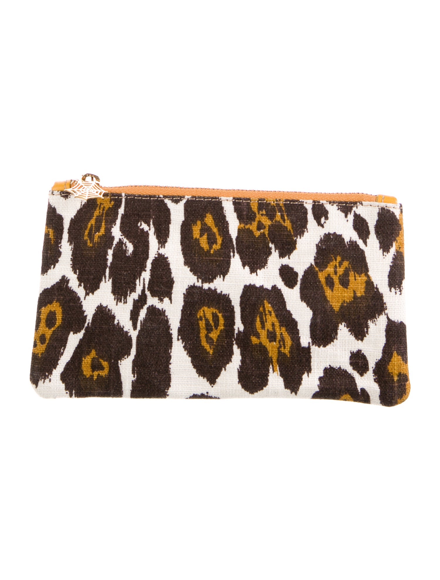 Charlotte Olympia Canvas Animal Print Wallet