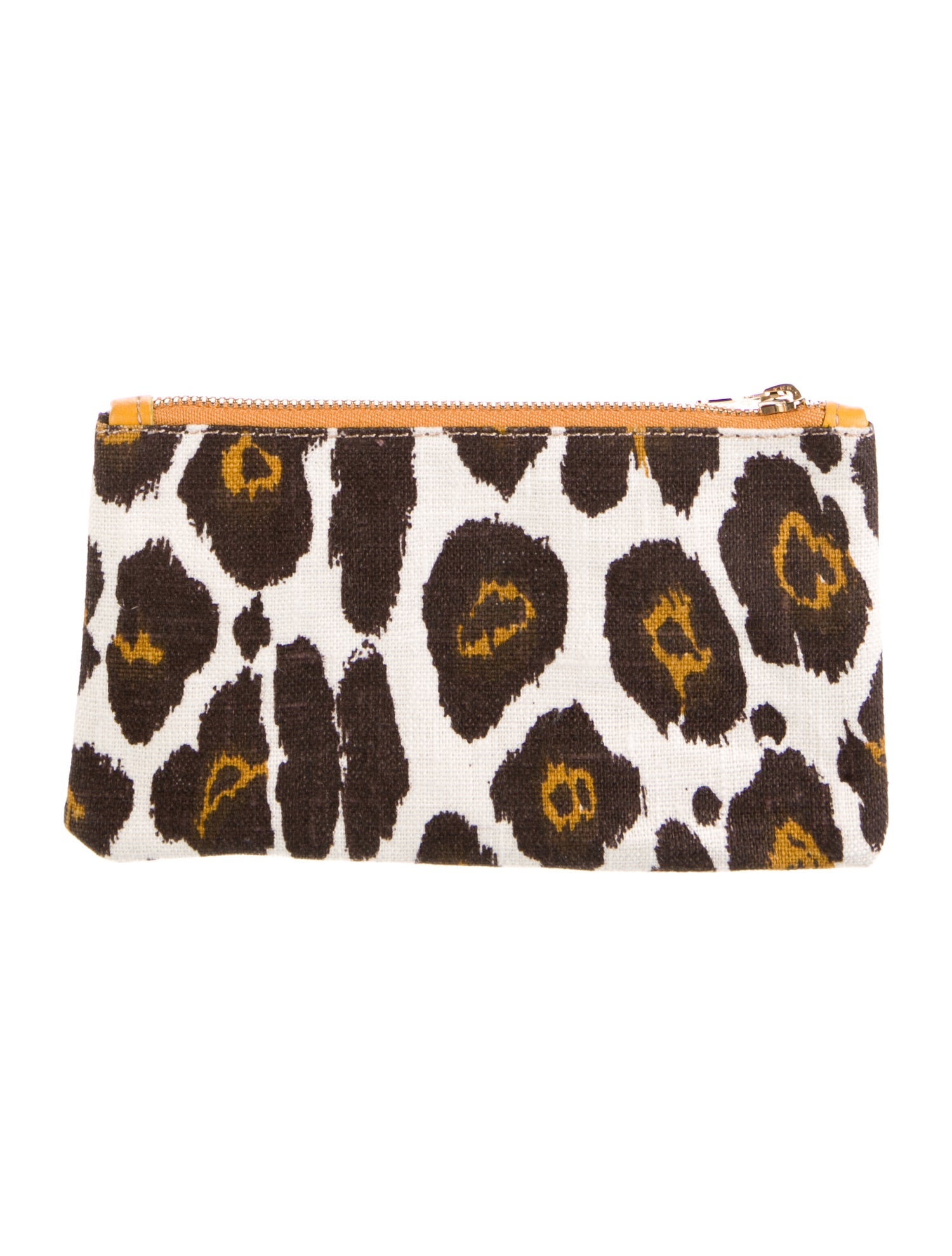 Charlotte Olympia Canvas Animal Print Wallet