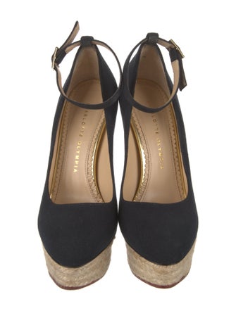 Charlotte Olympia Canvas Pumps