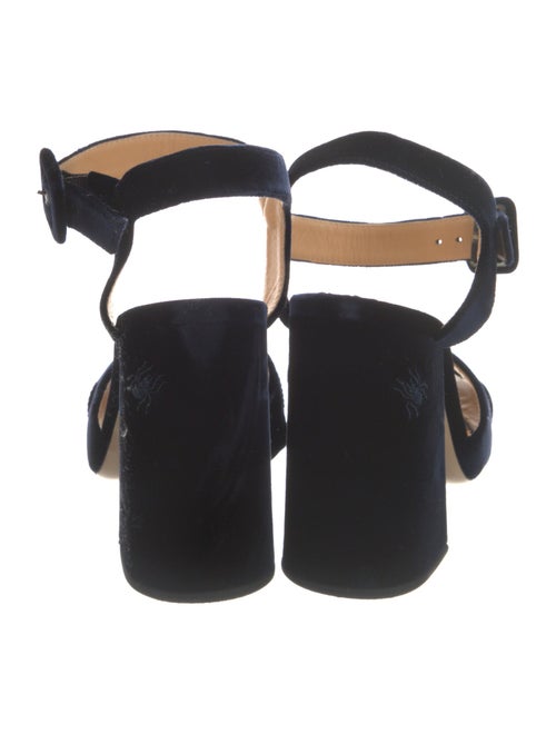 Charlotte Olympia Velvet Sandals