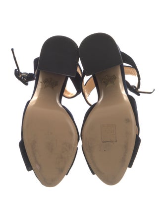 Charlotte Olympia Velvet Sandals