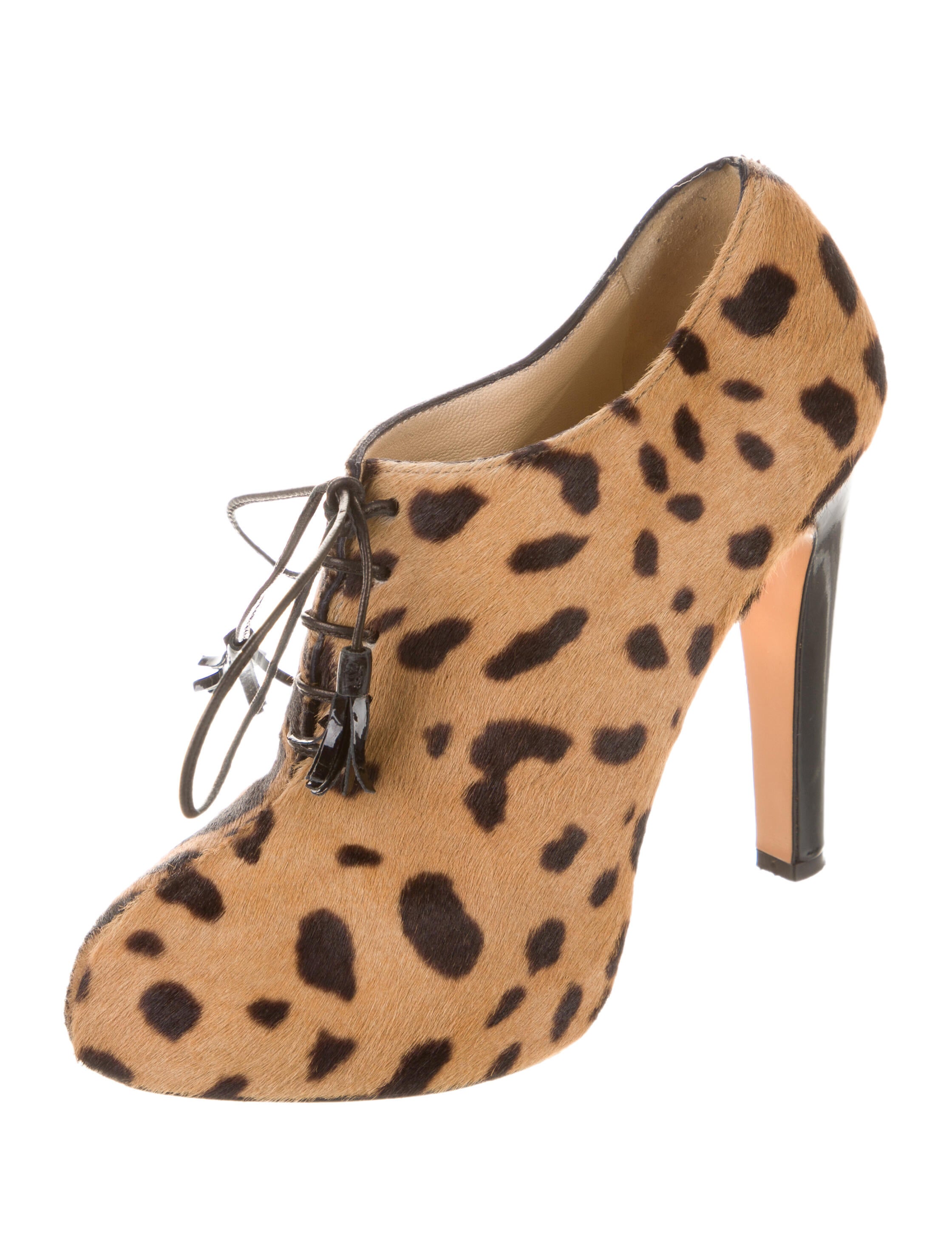 Charlotte Olympia Ponyhair Animal Print Pumps