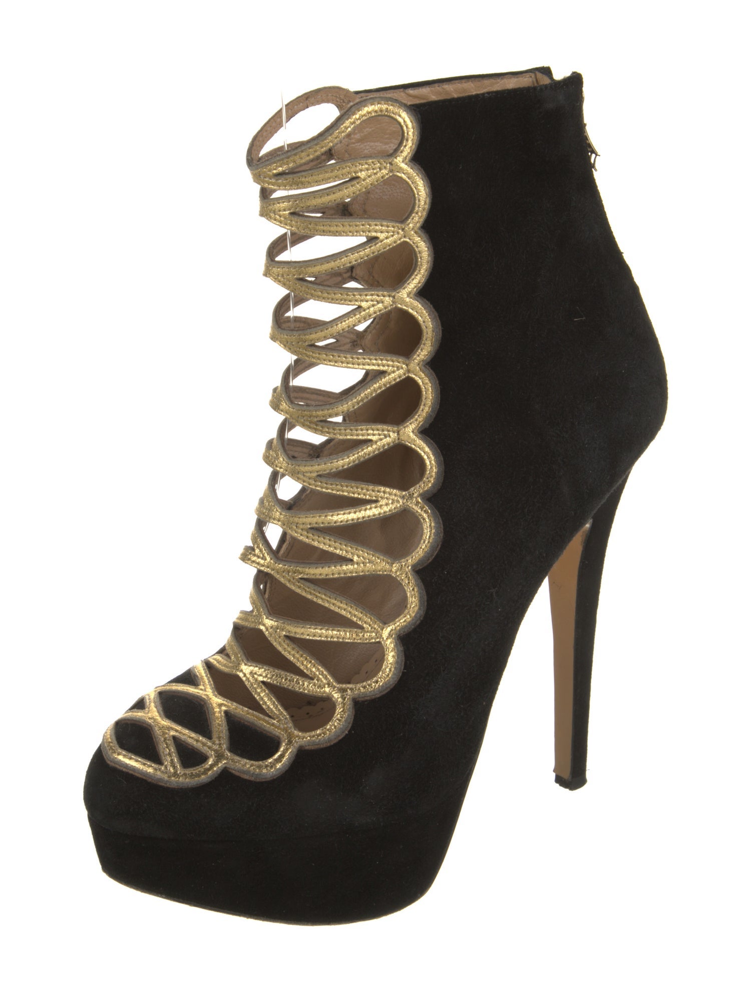 Charlotte Olympia Suede Pumps