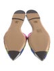 Charlotte Olympia Leather Colorblock Pattern Mules