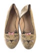 Charlotte Olympia Velvet Graphic Print Loafers