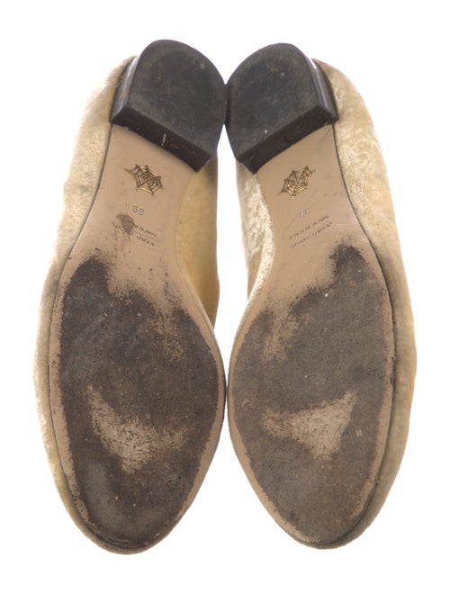 Charlotte Olympia Velvet Graphic Print Loafers