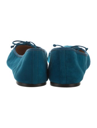 Charlotte Olympia Suede Ballet Flats