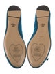 Charlotte Olympia Suede Ballet Flats