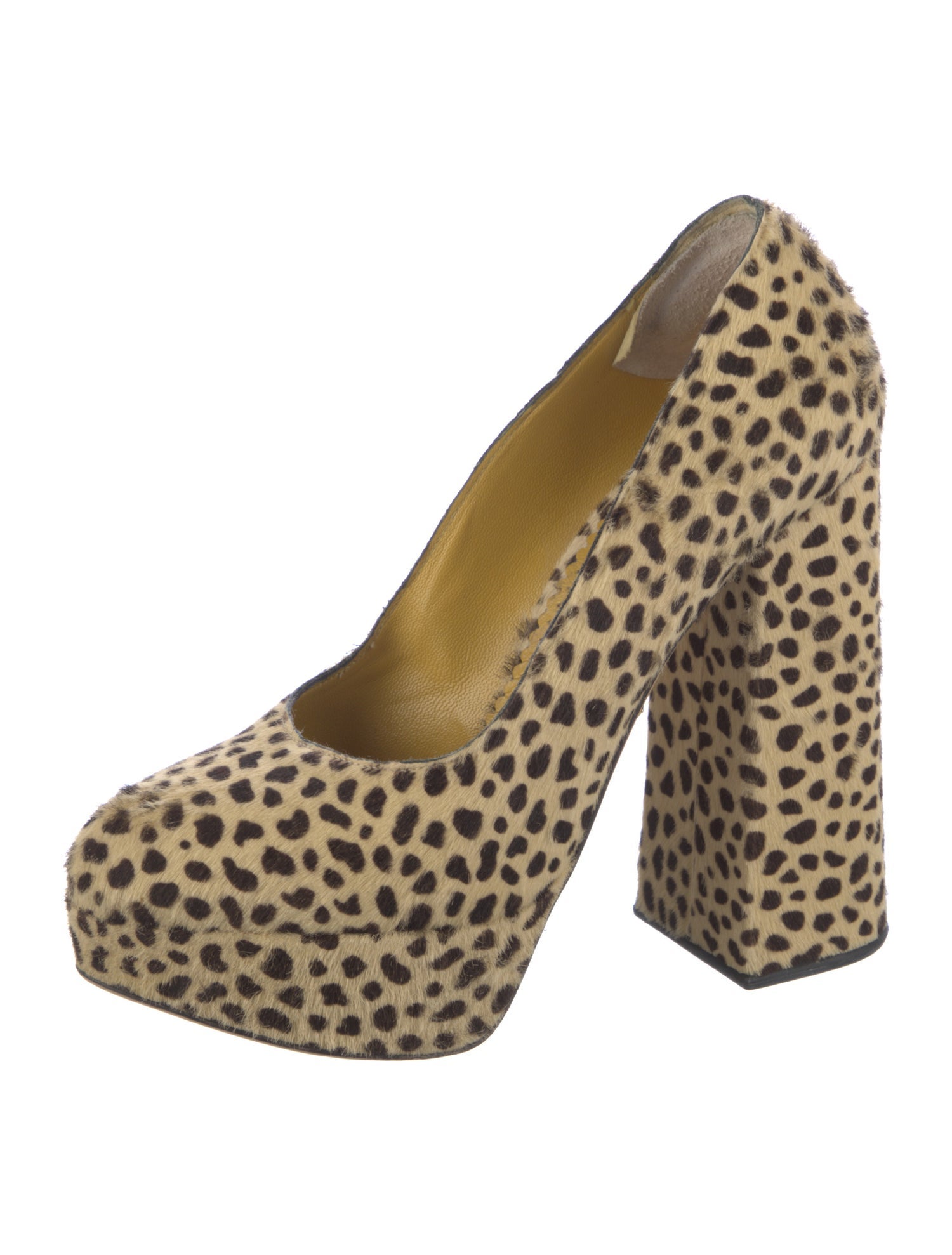 Charlotte Olympia Ponyhair Animal Print Pumps