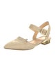Charlotte Olympia Canvas Slingback Flats
