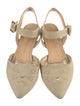 Charlotte Olympia Canvas Slingback Flats
