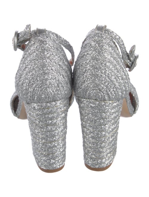 Charlotte Olympia Jute T-Strap Sandals