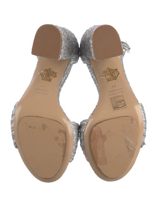 Charlotte Olympia Jute T-Strap Sandals