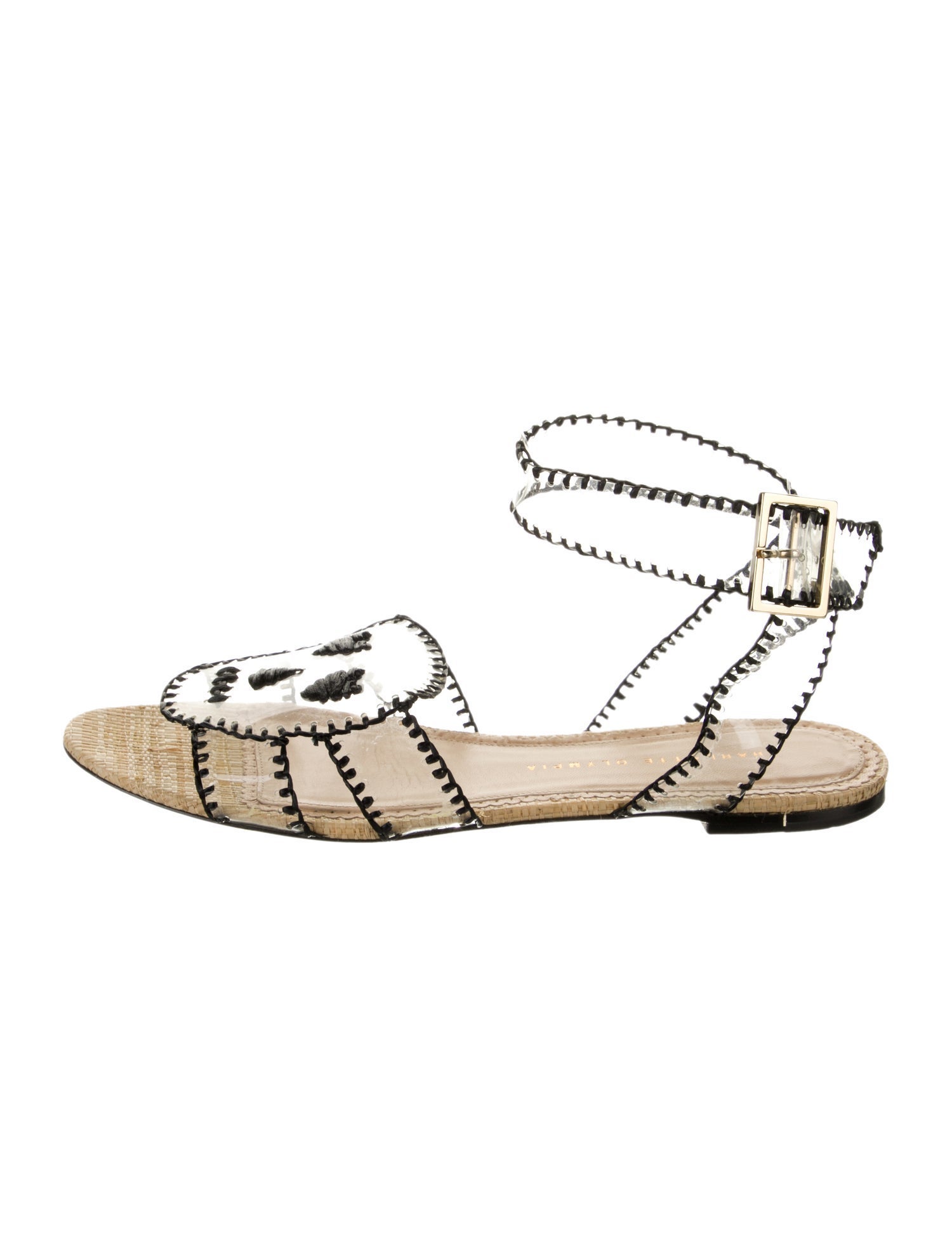 Charlotte Olympia Vintage Straw Espadrilles