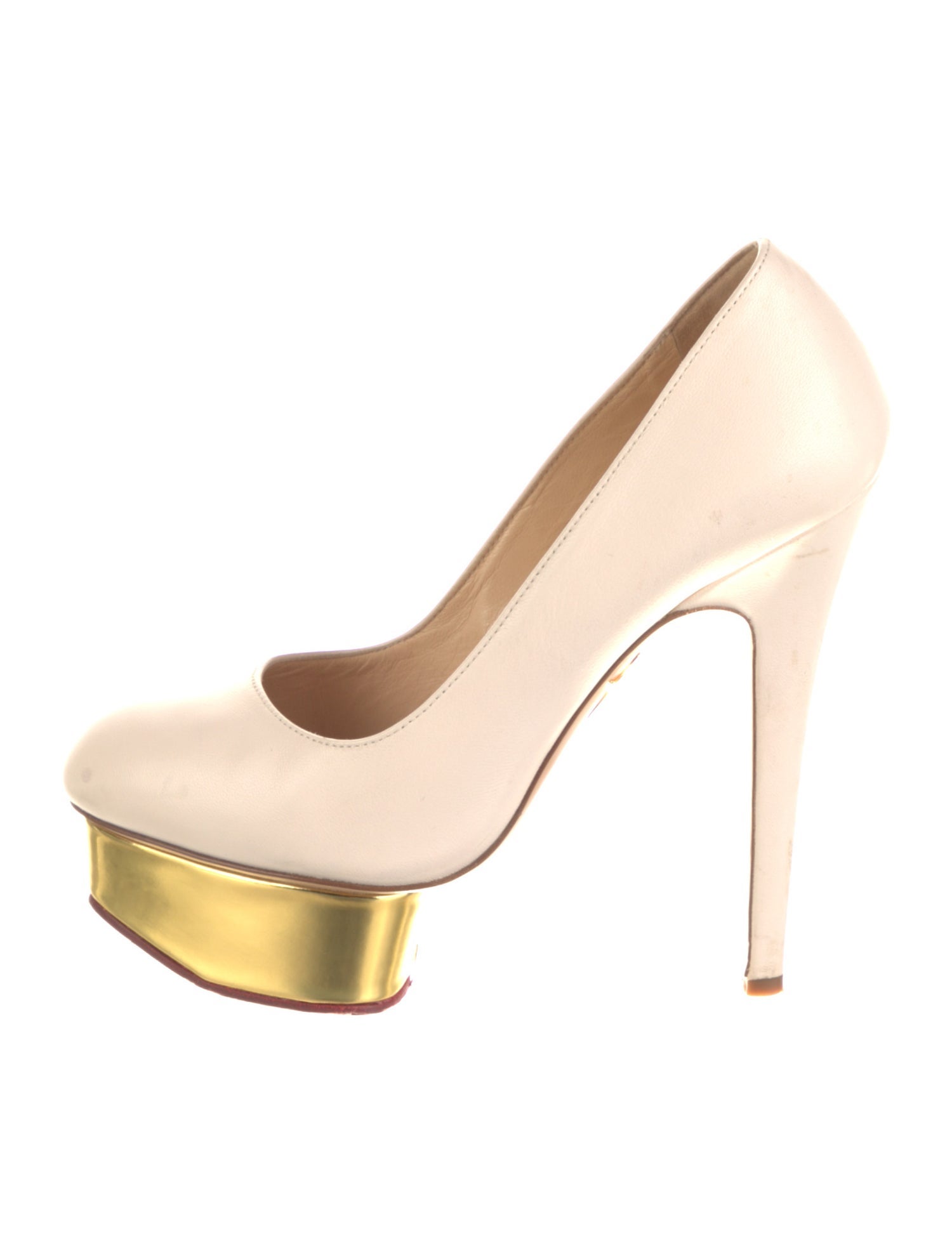 Charlotte Olympia Leather Pumps