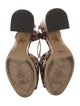 Charlotte Olympia Leather Printed Sandals