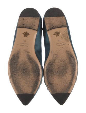 Charlotte Olympia Satin Printed Loafers