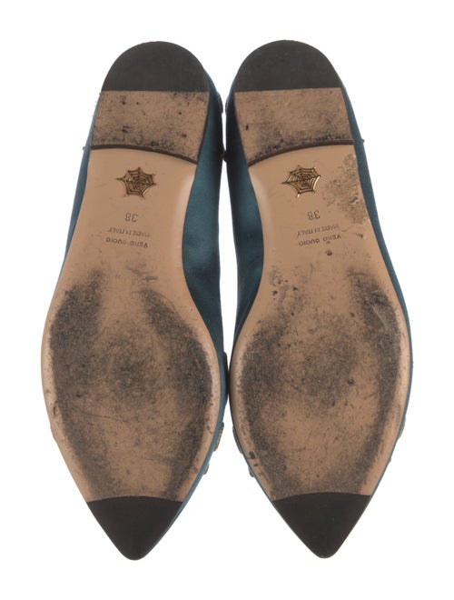 Charlotte Olympia Satin Printed Loafers
