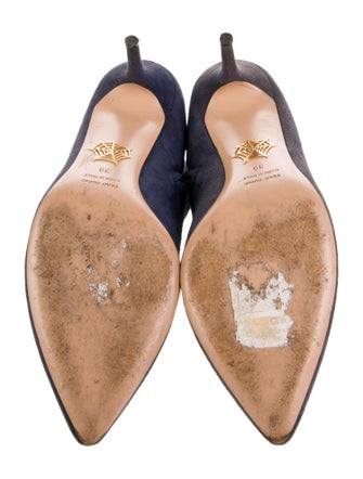 Charlotte Olympia Suede Lace-Up Boots