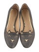 Charlotte Olympia Glitter Patterned Loafers