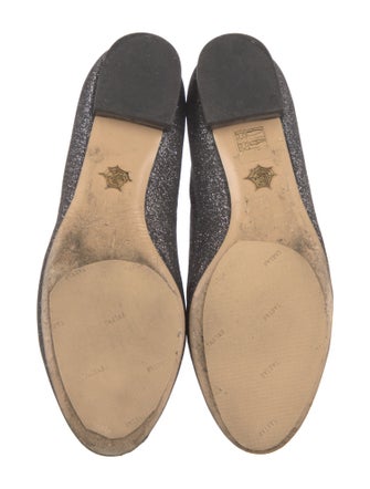 Charlotte Olympia Glitter Patterned Loafers