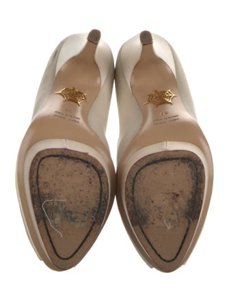 Charlotte Olympia Satin Pumps