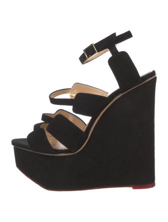 Charlotte Olympia Suede Sandals