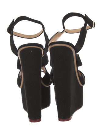 Charlotte Olympia Suede Sandals