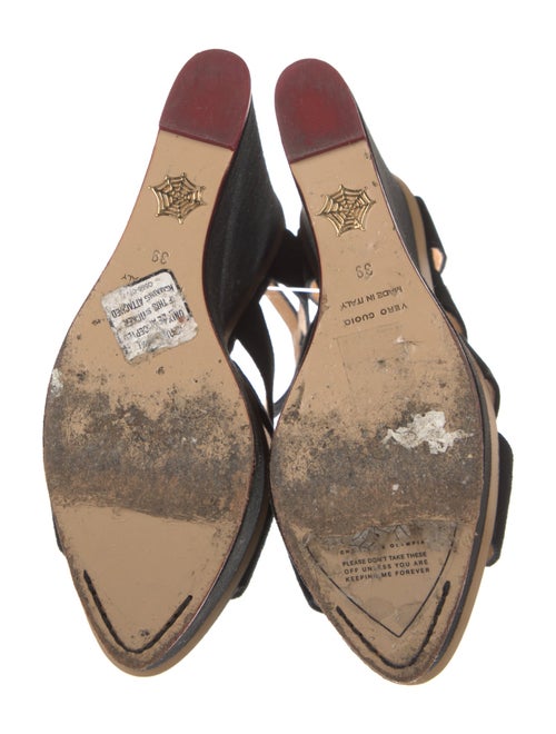 Charlotte Olympia Suede Sandals