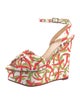 Charlotte Olympia Printed Slingback Sandals