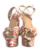 Charlotte Olympia Printed Slingback Sandals