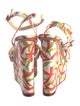 Charlotte Olympia Printed Slingback Sandals