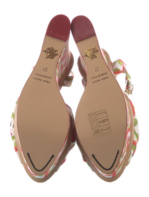 Charlotte Olympia Printed Slingback Sandals