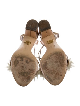 Charlotte Olympia Canvas Floral Print Sandals