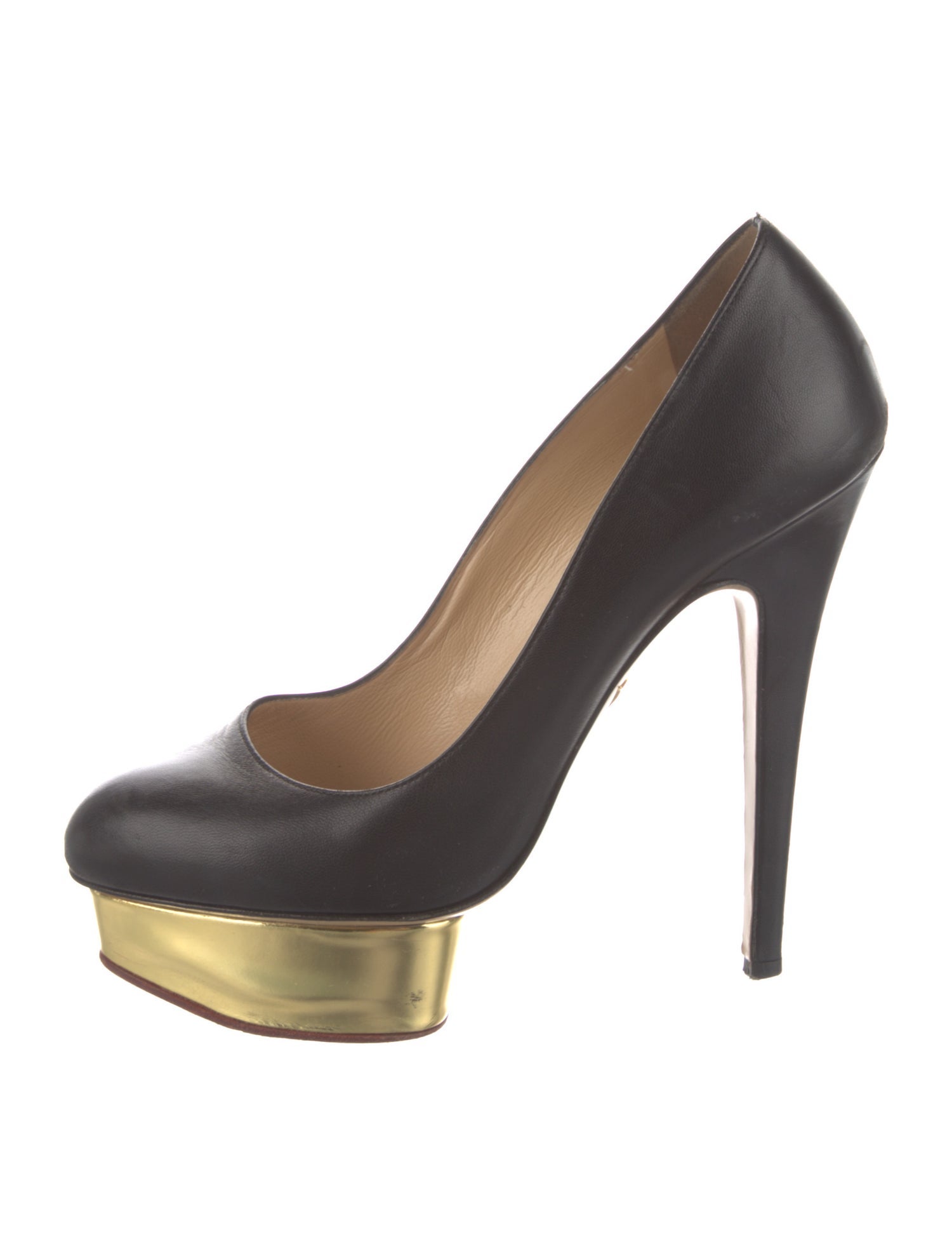 Charlotte Olympia Leather Pumps