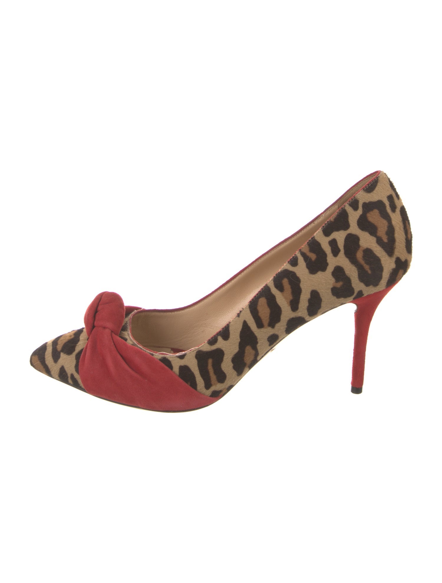 Charlotte Olympia Ponyhair Animal Print Pumps
