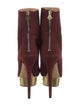 Charlotte Olympia Suede Sock Boots