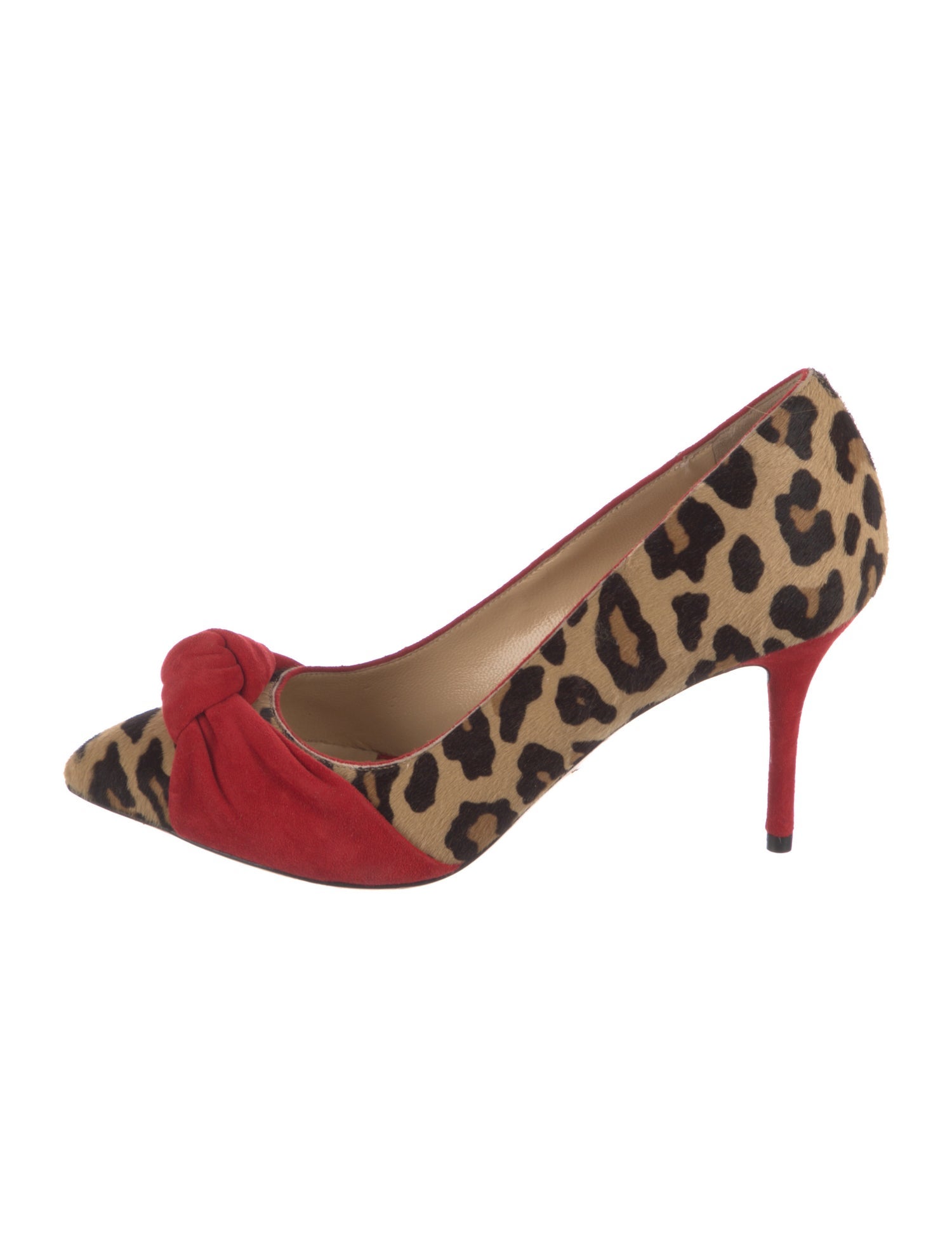 Charlotte Olympia Ponyhair Animal Print Pumps